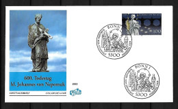 1993 Joint / Gemeinschaftsausgabe Germany - Czech Republic - Slovakia, FDC GERMANY: Nepomuk - Emissions Communes