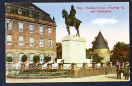 57. Metz. Denkmal Kaiser Friedrich III Und Reichsbank. Censure Metz. Février 1917 - Metz