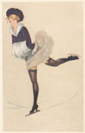 Illustrateurs ,,,4 Cartes ,, Femmes En Mouvement SPORT - Non Classés