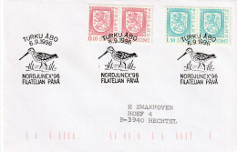 Finland 1966, Letter Sent To Netherland, Stamped With Bird Motive - Briefe U. Dokumente