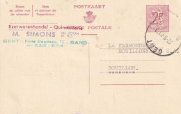 1963 M Simons Gent Gand Quincaillerie Bouillon Ferronnerie - Lettres & Documents