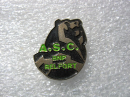 Pin's ASC De La BNP De BELFORT (Amicale Sportive Et Culturelle). Lion De Belfort, Emblème - Banks