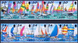 Jersey 1998, Mi. 831-40 ZD ** - Jersey