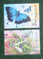 BUGS & BUTTERFLIES Papillon Insects 2003 Mi 2259 2262 Used Gebruikt Oblitere Australia Australien Australie - Usati