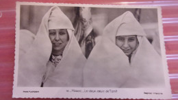 MAROC LES DEUX SOEURS DE TIZNIT CARTE PHOTO - Otros & Sin Clasificación