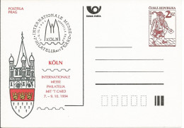 CDV A 4 Czech Republic Köln Stamp Exhibition 1994 - Postcards