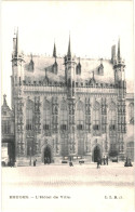 CPA Carte Postale Belgique Bruges Hôtel De Ville Début 1900  VM77820 - Brugge