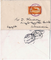 Ägypten 1932, Schiffspost Stpl. KHEDIVAL MAIL LINE Auf Brief M. Marokko 5 C. - Autres - Afrique