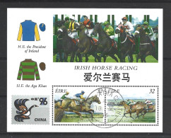 Ireland 1996 Horse Racing China 96 S/S Y.T. BF 22 (0) - Blokken & Velletjes