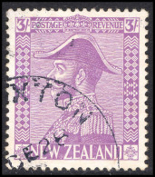 New Zealand 1926-34 3s Pale Mauve Fine Used. - Usati