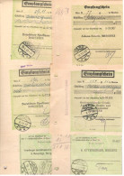 6 Stk Empfangsscheine Poststempel Hard Zw 1912 Und 1937 Vorarlberg - Autriche