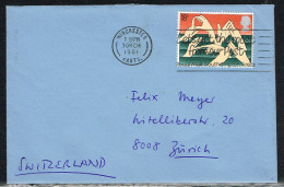 SAN-L138 - GRANDE BRETAGNE N° 977 Sue Lettre Mains 1981 - Cartas & Documentos