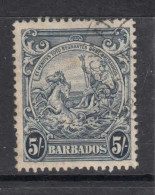 1941 Barbados KGVI 5/- Seahorse Definitive CDS VF Used - Barbados (...-1966)