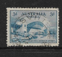 AUSTRALIA 1932 QE Ll SYDNEY HARBOUR BRIDGE 3d BLUE - Gebraucht