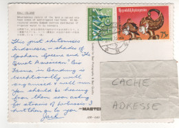 Timbres , Stamps " Religions ; Wayang Golek " Sur CP , Carte , Postcard Du 31/07/78 - Indonésie