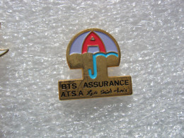 Pin's BTS Assurance, A.T.S.A Au Lycée Jean-Mermoz, Saint-Louis (Dépt:68) - Administrations