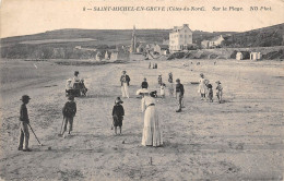 22-SAINT-MICHEL-EN-GREVE- SUR LA PLAGE - Jeu De Croquet - Saint-Michel-en-Grève