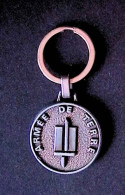 Porte Clefs, Clés, Métal, Militaria, Armée De Terre, 2 Scans, Frais Fr 2.25 E - Key-rings