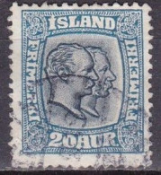 IS013E – ISLANDE – ICELAND – 1915/18 – KINGS CHRISTIAN IX & FREDERIK VII – MI # 80 USED 20 € - Usados