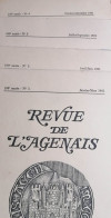 LA REVUE DE L'AGENAIS 108ème  Année  N° 1, 2, 3, 4 - 1981 - Aquitaine