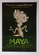 GUATEMALA - CIVILISATION MAYA / Collections - Culture / Mosaique De Coquillage - Carte Publicitaire Musée Branly - Articles Of Virtu