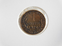 France 1 Centime 1920 (22) - 1 Centime