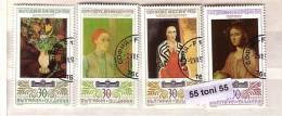 1990 Art European Paintings 4v.- Used/oblitere (O)  BULGARIA / Bulgarie - Usados