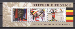 Uganda - MNH Sheet 2 SUMMER OLYMPICS LONDON 2012 STEPHEN KIPROTICH - Zomer 2012: Londen