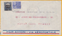 Précurseur - 1928 - Compagnie Générale Aéropostale CGA - Enveloppe Par Avion De Bahia, Brésil Vers Paris, France - Airmail (Private Companies)