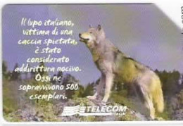 TELECOM - ANIMALI CHE LASCIANO UN VUOTO - USATA - LIRE 5000 - GOLDEN  1411 - Public Practical Advertising