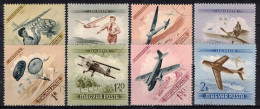 Hongrie 1954 Mi 1376-83 (Yv PA 173-80), Obliteré, - Usati