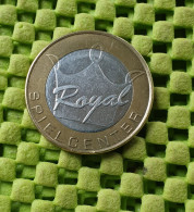 Munt / Minze / Mint - Royal Spielcenter - Weterspielmarke (2)-  Original Foto  !!  Medallion  Deutschland - Casino