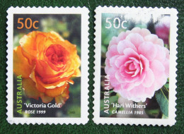 Blooms Cultivars Flowers Rose Fleur 2003 Mi 2219-2220 Used Gebruikt Oblitere Australia Australien Australie - Used Stamps