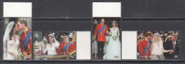 2011 Cayman Islands Royal Wedding William & Kate  Complete Set Of 4 MNH @ BELOW FACE VALUE - Kaimaninseln
