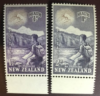 New Zealand 1954 Health Set MNH - Nuevos