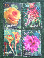 Blooms Cultivars Flowers Rose Fleur 2003 Mi 2215-2218 Used Gebruikt Oblitere Australia Australien Australie - Used Stamps