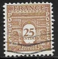 TIMBRE N° 622  -    ARC DE TRIOMPHE    -  OBLITERE  -  1944 - Used Stamps