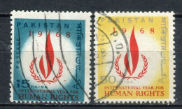 Pakistán 1968. Yvert 246-47 Usado. - Pakistan