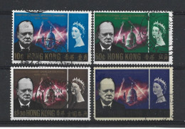 Hong Kong 1966 Anniv. Death Of W. Churchill Y.T. 216/219 (0) - Used Stamps
