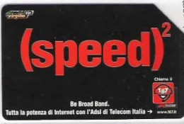 TELECOM - SPEED - USATA - LIRE 5000 - GOLDEN  1416 - Public Practical Advertising