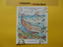 Palau 1993, FULL SHEET / FAUNA WHALE FISH: Mi 661-85, ** - KB - Balene