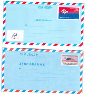 Lot De 2 AEROGRAMMES NEUFS (1989) PLIES - Luchtpostbladen