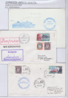 Norway Hurtigruten MS Nordnorge 2  Covers  + Card (HI181) - Navires & Brise-glace