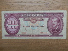 BILLET 100 FORINT SZAZ FORINT HUNGARY MAGYAR NEMZETI - Hungary