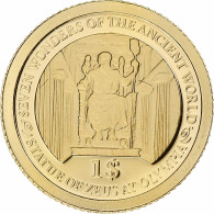 Îles Salomon, Dollar, Statue De Zeus, 2013, BE, Or, FDC - Islas Salomón