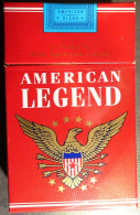 Paquet De Cigarettes Vide / Empty Cigarette Pack AMERICAN LEGEND - Autres & Non Classés
