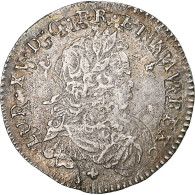 France, Louis XV, 1/6 Écu De France, 1721, Tours, Réformé, Argent, TB+ - 1715-1774 Louis XV Le Bien-Aimé