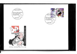 3000 Bern - BD 92 Sierre - Festival International De La BD - 22 05 1992 - Beli FDC 002 - Cartas & Documentos