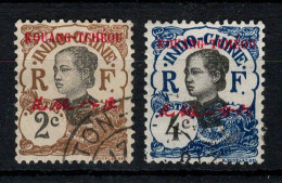 Kouang Tcheou , Chine - YV 19 & 20 Oblitérés , Cote 6 Euros - Usati