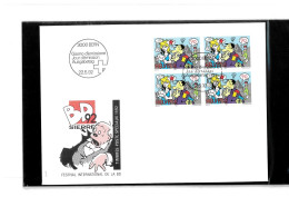 3000 Bern - BD 92 Sierre - Festival International De La BD - 22 05 1992 - Beli FDC 006 - Storia Postale